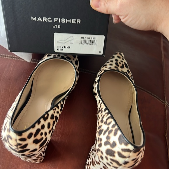 Mark Fisher LTD Yuki Block heel in leopard print - Picture 7 of 7